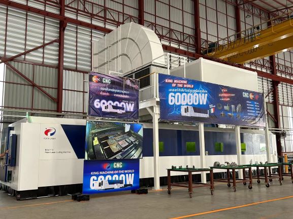 Reunión de promoción de la máquina de corte por láser Penta de 60 kW en Tailandia: innovación líder en tecnología de corte y ayuda a la modernización industrial